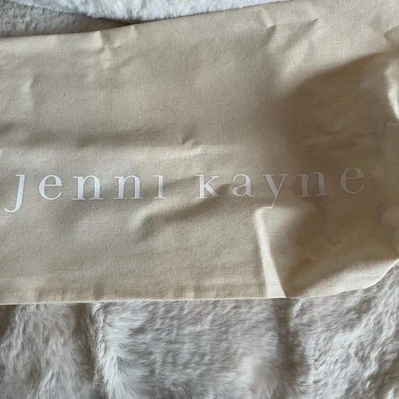 NWOT Jenni Kayne Tan and Cream Shearling and suede slide slippers. Size 38. - Picture 7 of 7